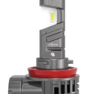 Left side view of the ECE R37 certified LEDOAUTO E4E H11 LED replacement bulb-Product Showcase