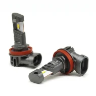 Exterior view of the ECE R37 certified LEDOAUTO E4E H11 LED replacement bulb-Product Showcase