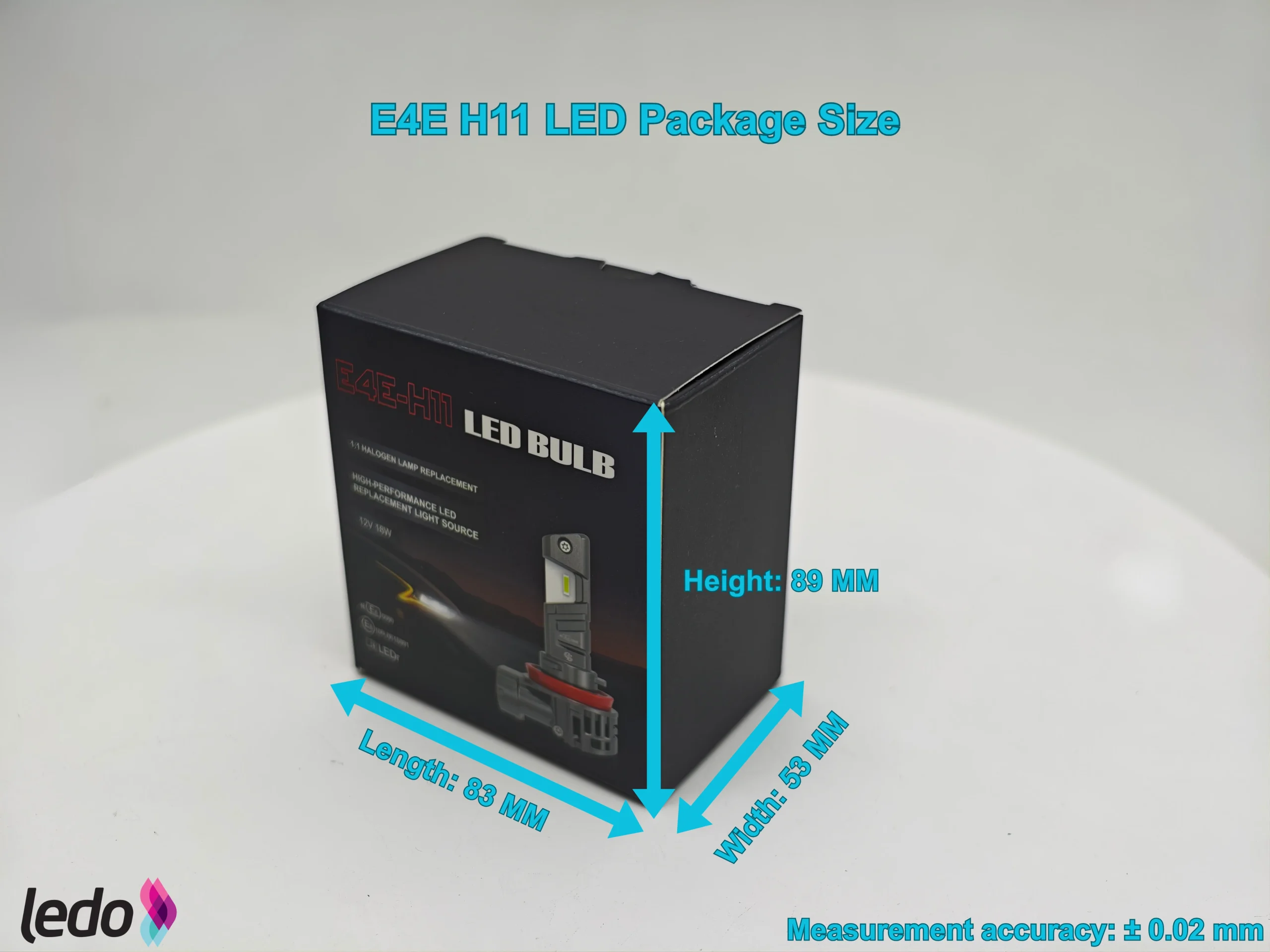 E4E H11 LEDr package dimension measurement