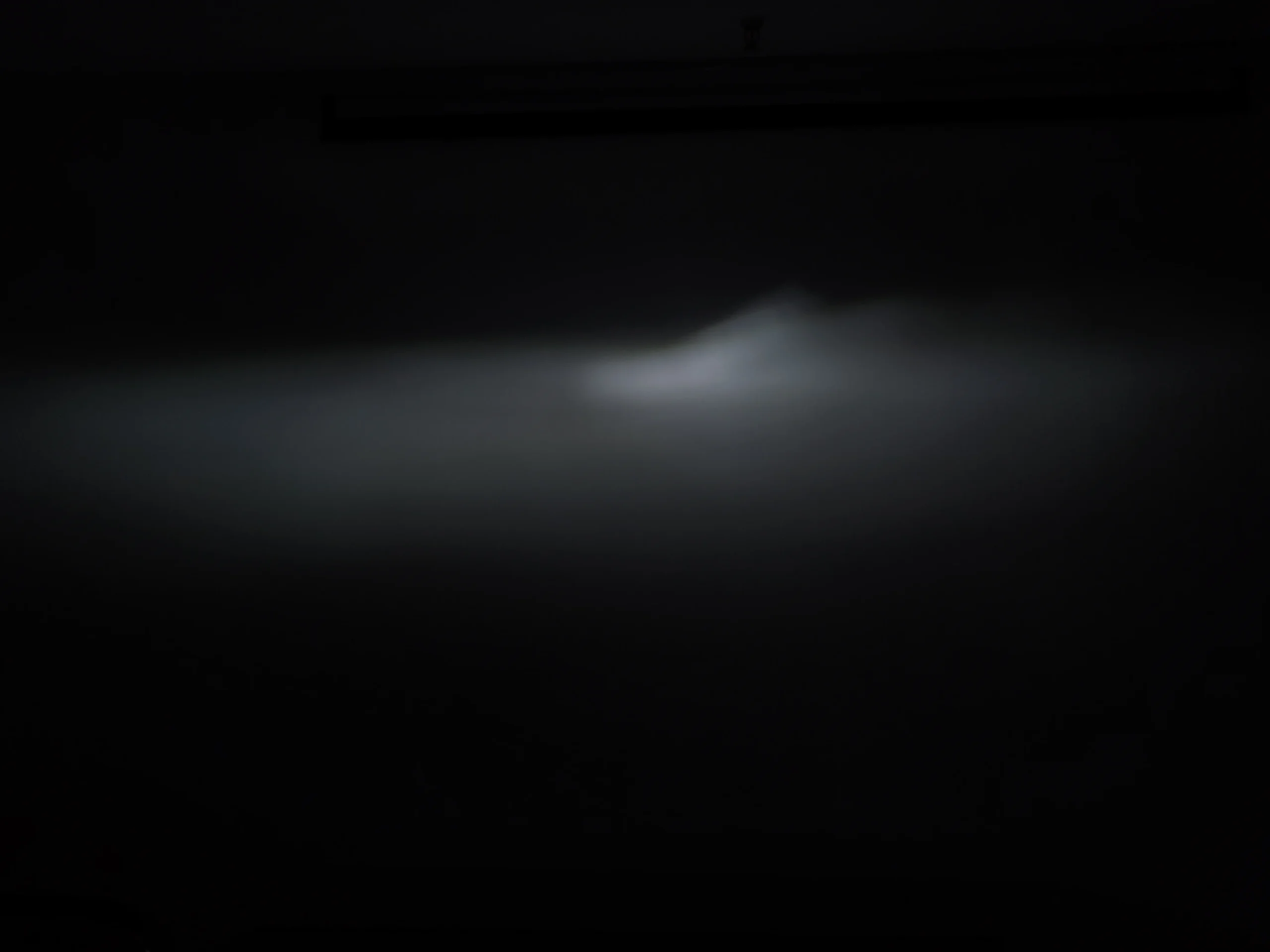 Luxfighter P36-H11 LEDr white-wall low-beam pattern